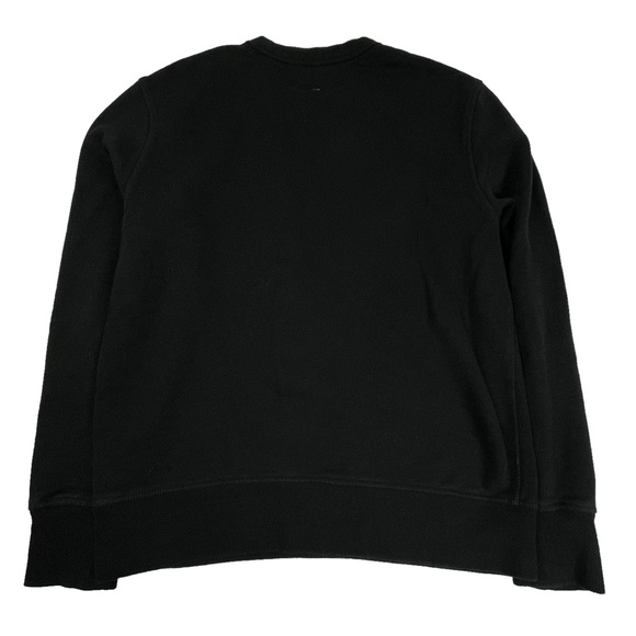 Rag & Bone Crew Neck Sweatshirt LS Midnight Black Pullover Graphic Mens Medium - Picture 2 of 4